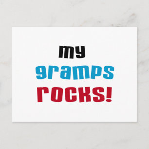 My Gramps Rocks T-shirts and Gifts Postcard