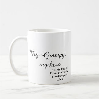 My Grampy My Hero Grandpa Coffee Mug
