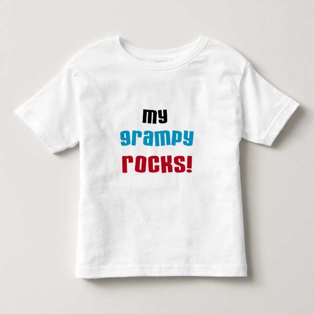 My Grampy Rocks T shirts and Gifts (Front)