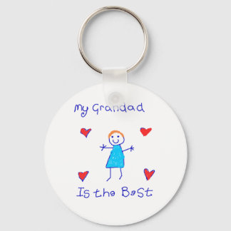 My Grandad is the Best Keychain