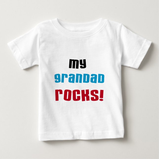 My Grandad Rocks T-shirts and Gifts (Front)