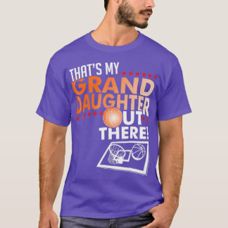 My Granddaughter Basketball Grandpa Grandma T-Shirt