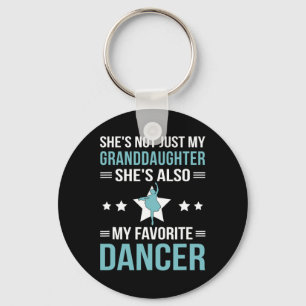 My Granddaughter Dance Grandpa Of A Dancer Grandfa Keychain