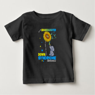 My Granddaughter Down Syndrome Awareness Cute Gift Baby T-Shirt