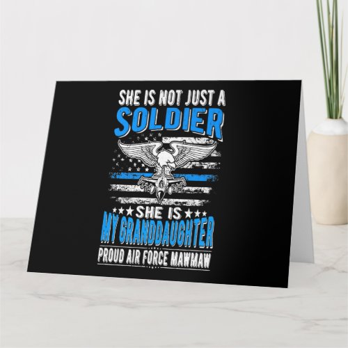 My Granddaughter Is A Soldier Hero _ Proud Air For Card