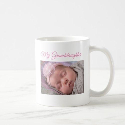 My Granddaughter Personalized Photo Coffee Mug