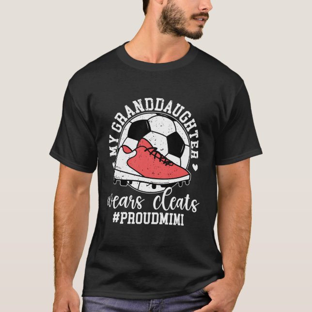 My Granddaughter Soccer Mimi Of A Soccer Player Mi T-Shirt (Front)