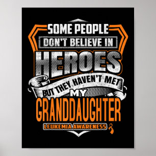 My Granddaughters Fight Is My Fight Leukemia Aware Poster