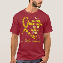 My GRANDDAUGHTERs Fight Is My Fight Spina Bifida T-Shirt