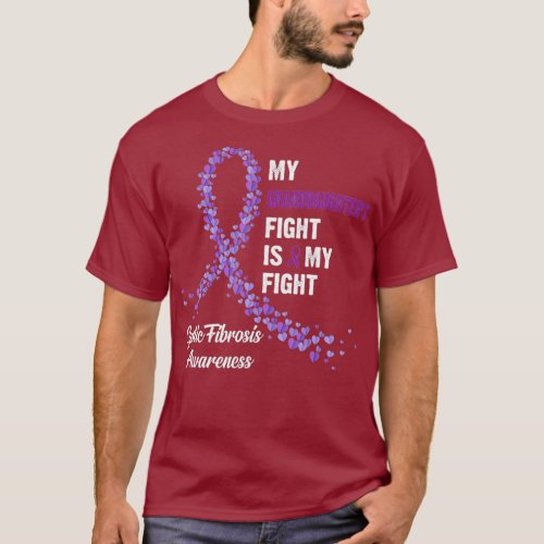 My Granddaughters Fight My Fight Cystic Fibrosis T_Shirt
