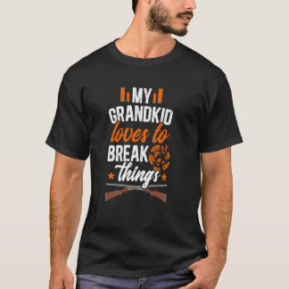 My Grandkid Trap Shooting Grandma Trap Shooting Gr T-Shirt