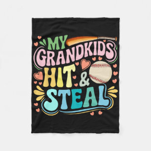 My Grandkids Hit And Steal Mother's Day Bysebyll P Fleece Blanket