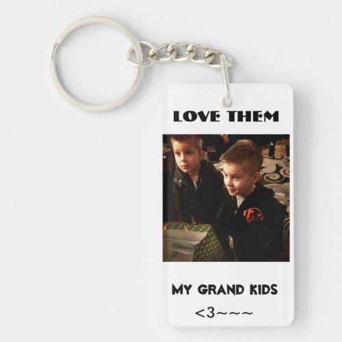 my grandkids keychain