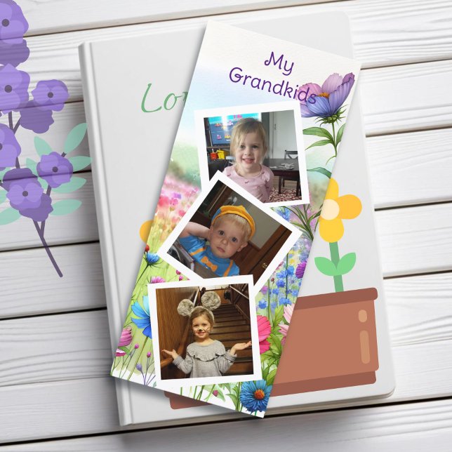 My Grandkids Large Personalized Bookmark Menu (Creator Uploaded)