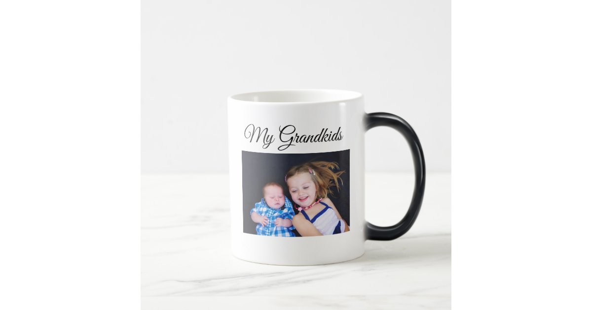 My Grandkids Personalized Photo Coffee Mug Zazzle