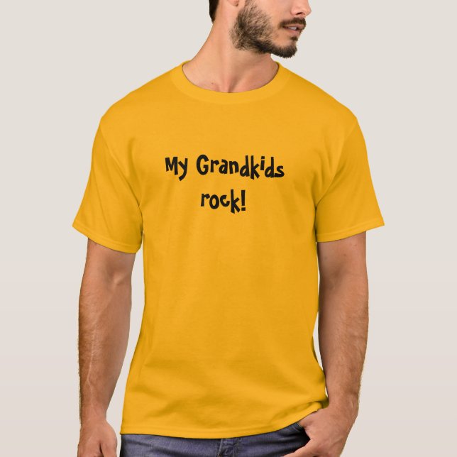 My Grandkids rock! t shirt (Front)