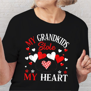 My Grandkids Stole My Heart Valentine's Day T-Shirt