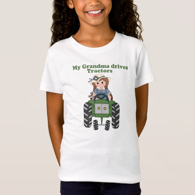 My Grandma Drives Tractors T-Shirt (Front)