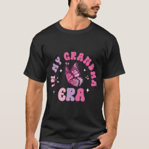 My Grandma Era Funny Butterfly Groovy Retro Mother T-Shirt