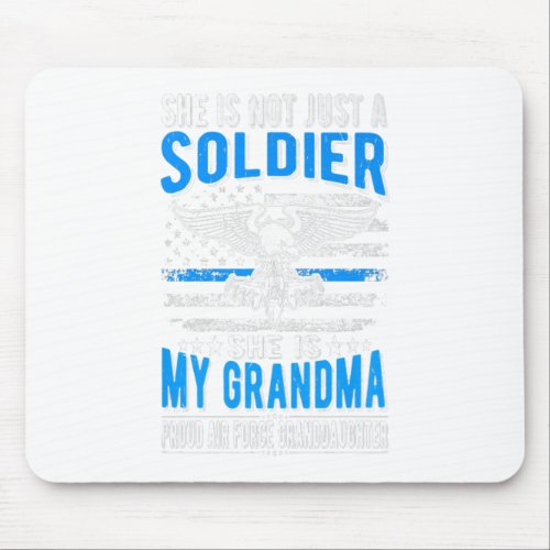 My Grandma Is A Soldier Hero _ Proud Air Force Gra Mouse Pad