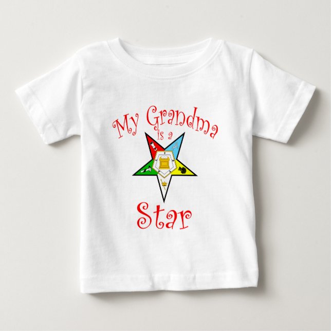 My Grandma is a Star Baby T-Shirt (Front)