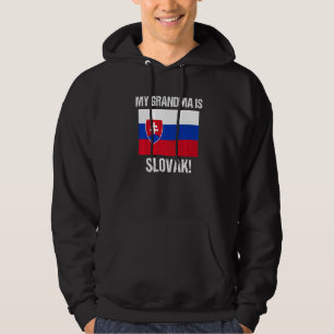 My Grandma Is Slovak Pride Slovakia Flag Hoodie
