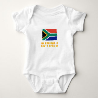My Grandma is South African baby bodysuit