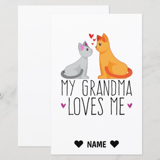 My Grandma Loves Me (Front/Back)
