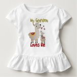 My Grandma Loves Me Llama Toddler T-shirt
