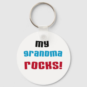 My Grandma Rocks T-shirts and Gifts Keychain
