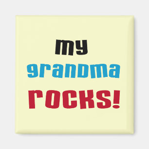My Grandma Rocks T-shirts and Gifts Magnet