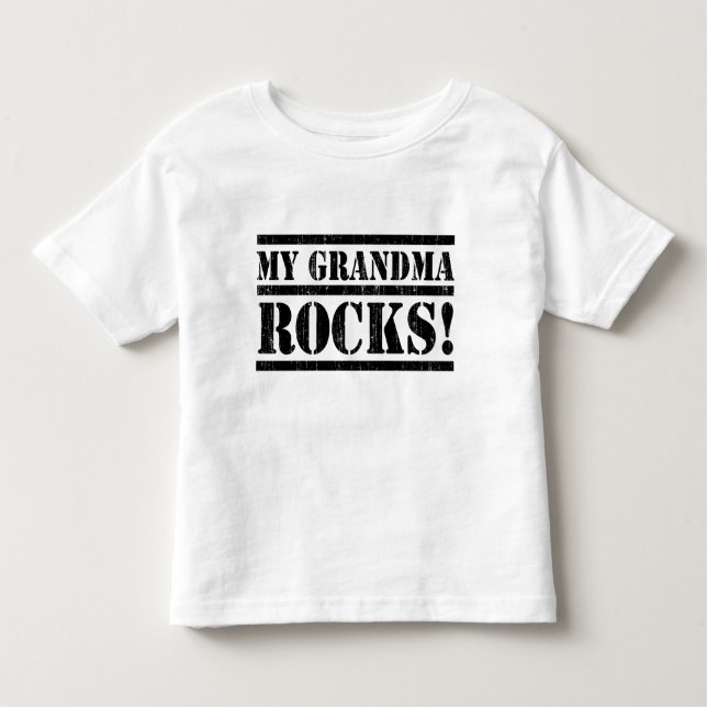 My Grandma Rocks Toddler T-shirt (Front)