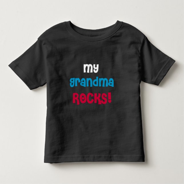 My Grandma Rocks Toddler T-shirt (Front)