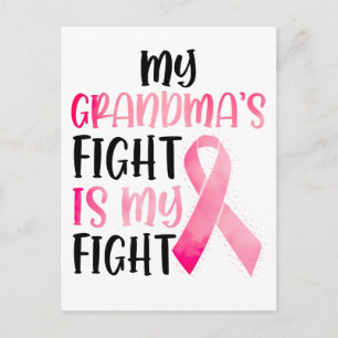 My Grandma’s Fight Is My Fight, Breast Cancer Awar Postcard