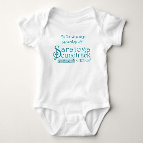 My Grandma sings barbershop baby one piece Baby Bodysuit