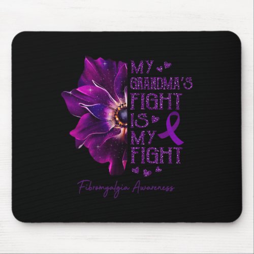 My Grandmas Fight Is My Fight Anemone Fibromyalgia Mouse Pad