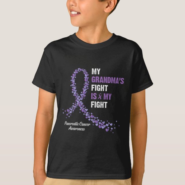 My Grandma's Fight Is My Fight Pancreatic Cancer A T-Shirt (Front)