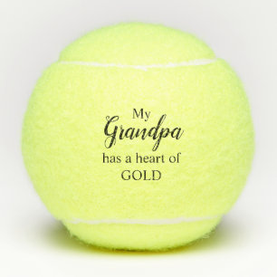 My Grandpa Has a Heart of Gold Tennis Balls
