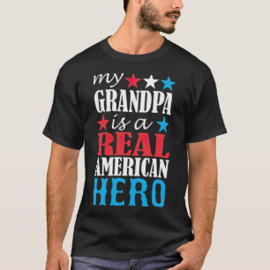 My Grandpa Is A Real American fashion  T-Shirt