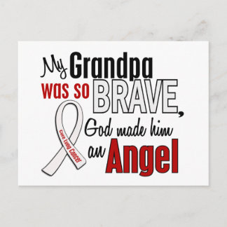 My Grandpa Is An Angel Lung Cancer Postcard