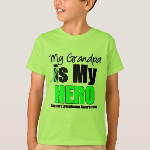 My Grandpa is My Hero T-Shirt | Zazzle