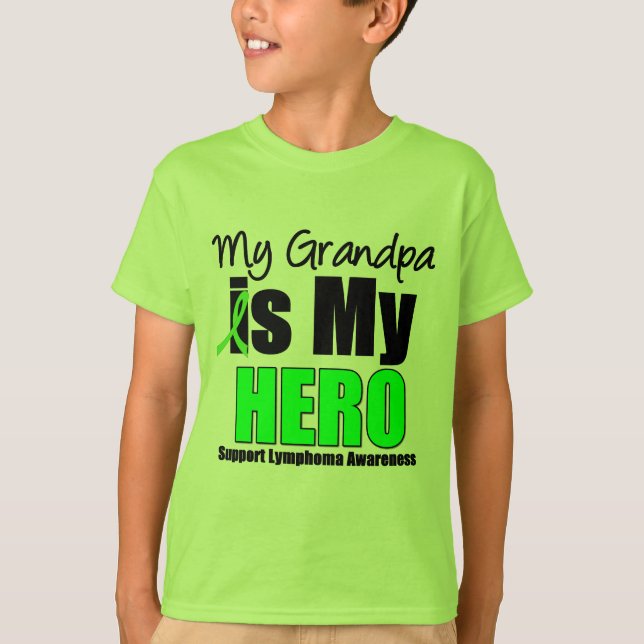 My Grandpa is My Hero T-Shirt (Front)