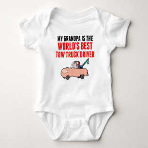 My Grandpa Is The World's Best Tow Truck Driver Baby Bodysuit
