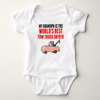 My Grandpa Is The World's Best Tow Truck Driver Baby Bodysuit