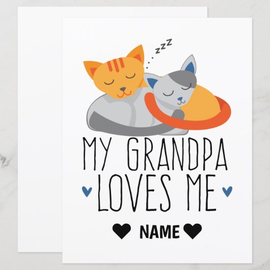 My Grandpa Loves Me (Front/Back)