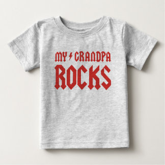 My Grandpa Rocks Baby T-Shirt