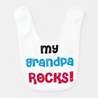My Grandpa Rocks Bib
