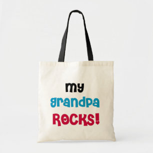 My Grandpa Rocks Tshirts and Gifts Tote Bag