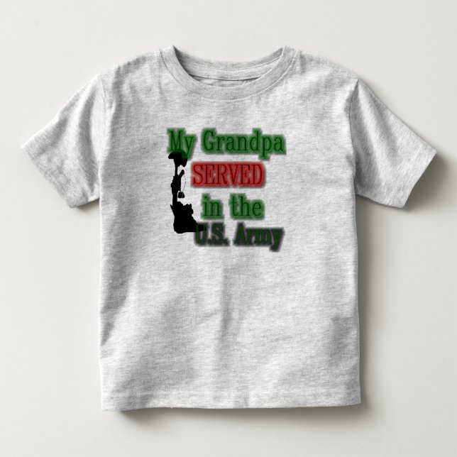 My Grandpa served Toddler T-shirt (Front)
