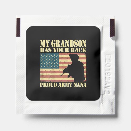 My Grandson Has Your Back _ Proud Army Grandma Hand Sanitizer Packet